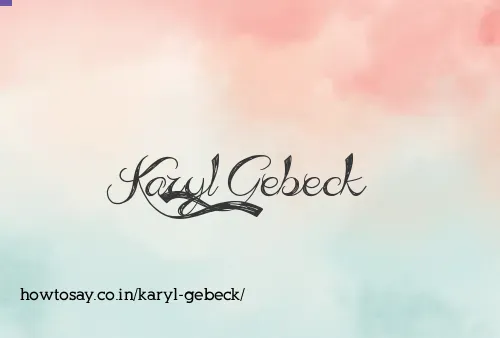 Karyl Gebeck