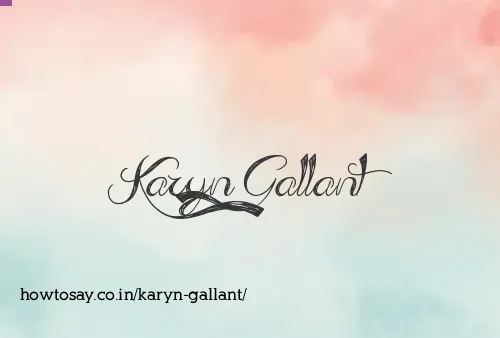 Karyn Gallant