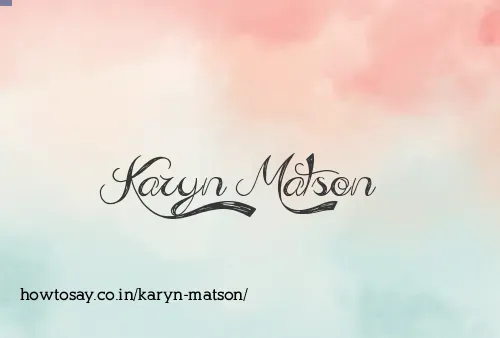 Karyn Matson