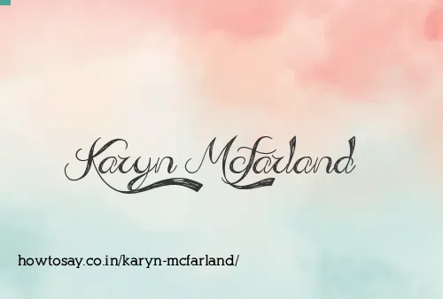 Karyn Mcfarland