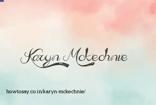 Karyn Mckechnie