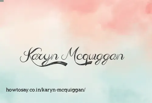 Karyn Mcquiggan