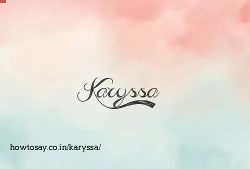 Karyssa