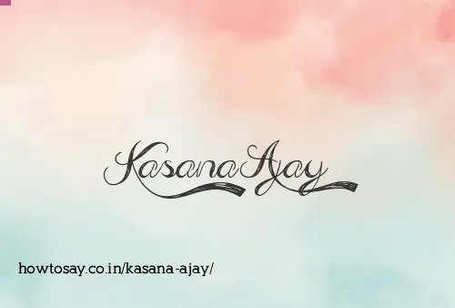 Kasana Ajay