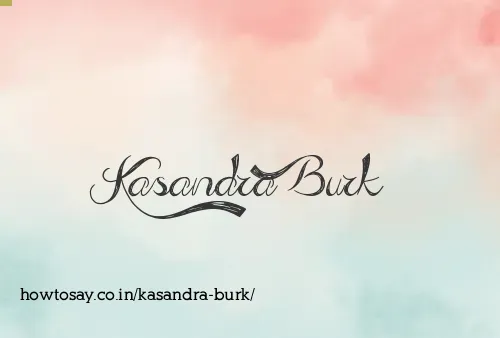 Kasandra Burk