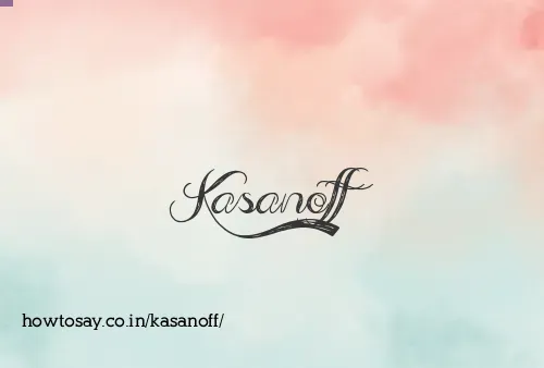 Kasanoff
