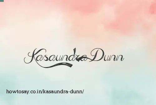 Kasaundra Dunn