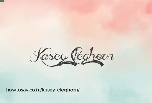 Kasey Cleghorn