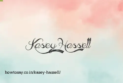 Kasey Hassell
