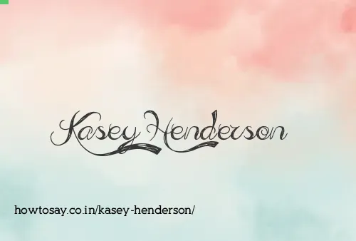 Kasey Henderson