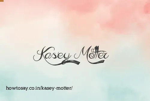 Kasey Motter