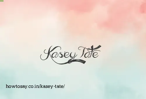 Kasey Tate