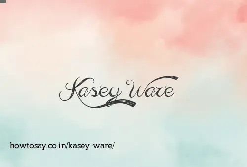 Kasey Ware