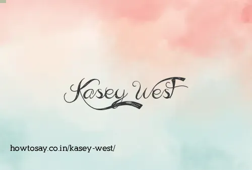 Kasey West