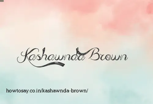Kashawnda Brown