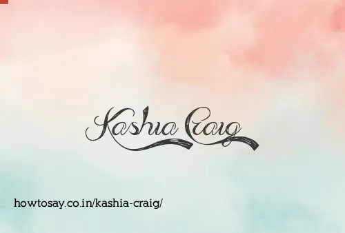 Kashia Craig