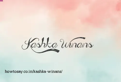 Kashka Winans