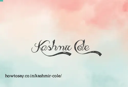 Kashmir Cole