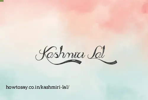 Kashmiri Lal