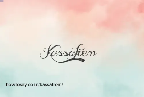 Kassafrem