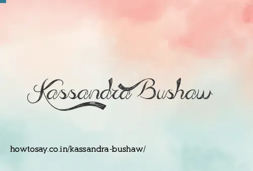 Kassandra Bushaw