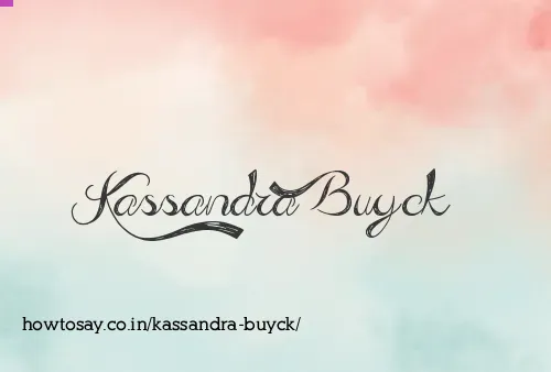 Kassandra Buyck
