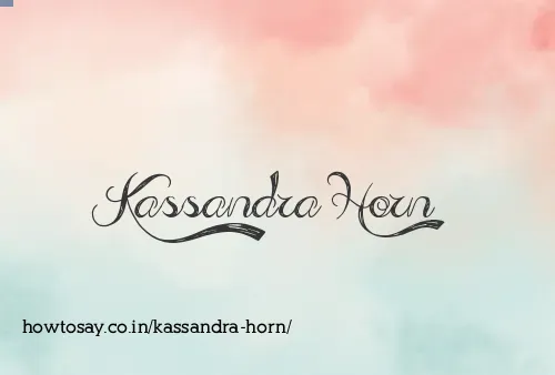 Kassandra Horn