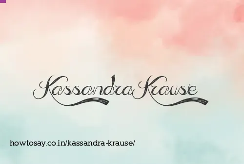 Kassandra Krause