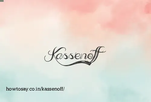 Kassenoff