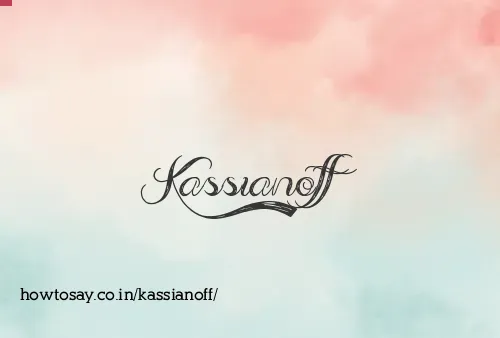 Kassianoff