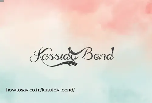 Kassidy Bond