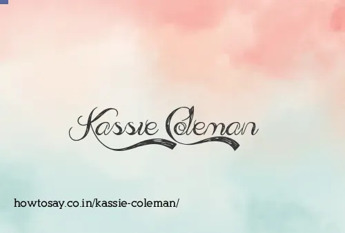 Kassie Coleman