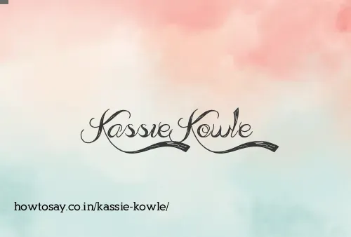 Kassie Kowle