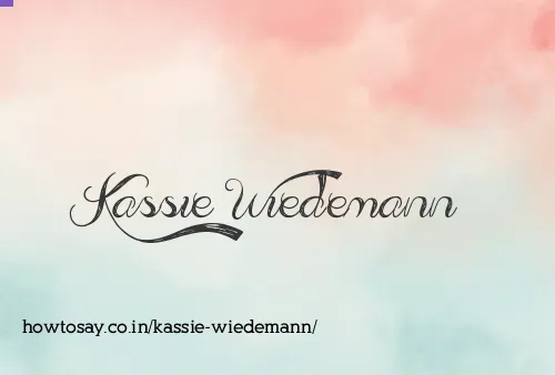 Kassie Wiedemann