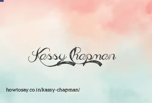 Kassy Chapman