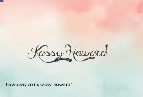 Kassy Howard