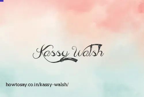 Kassy Walsh