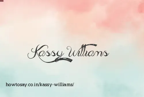 Kassy Williams