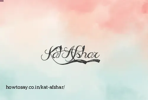 Kat Afshar