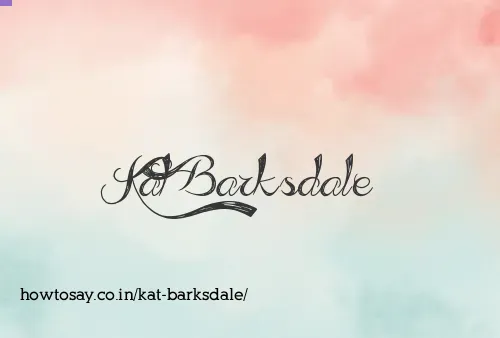 Kat Barksdale