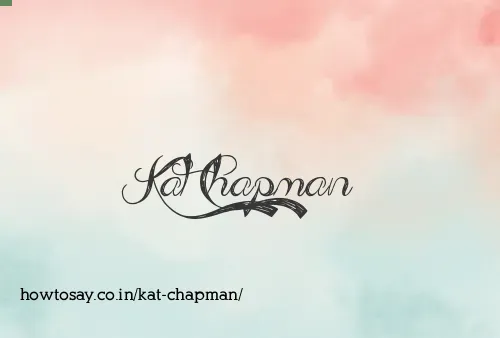 Kat Chapman