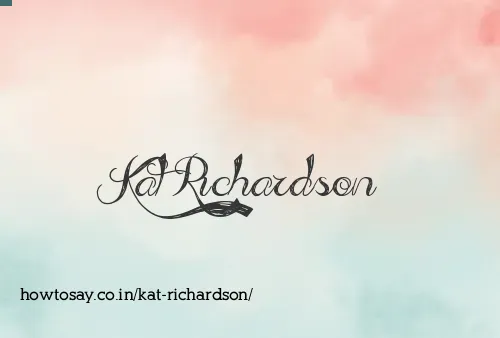 Kat Richardson