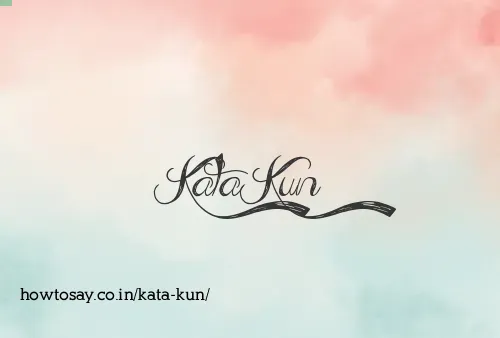 Kata Kun