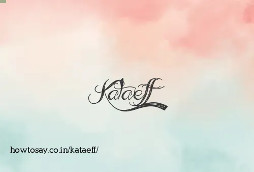 Kataeff