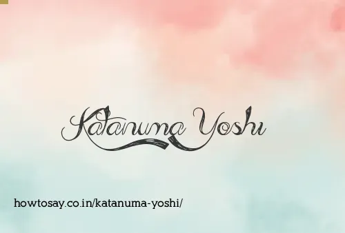 Katanuma Yoshi