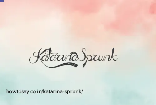 Katarina Sprunk
