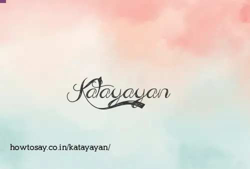 Katayayan