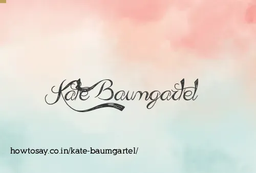 Kate Baumgartel