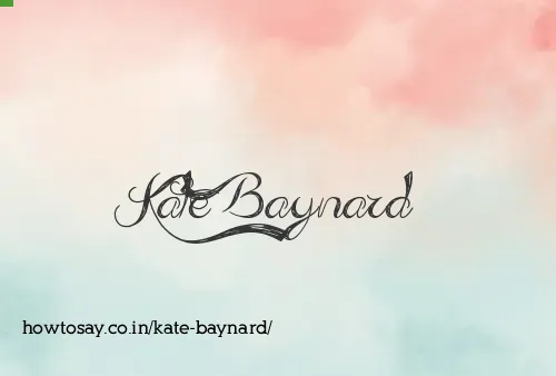 Kate Baynard