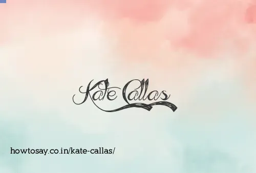Kate Callas
